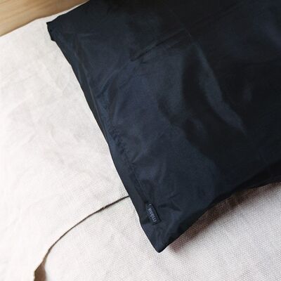 Funda de almohada de modal ecológica y satén de seda orgánica - Estándar NL 60x70cm