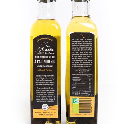 ACEITE DE GIRASOL ORGÁNICO CON AJO NEGRO