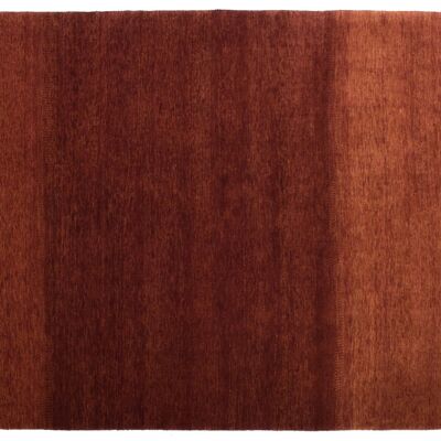 Loribaft Silk Touch 203x138 hand-knotted carpet 140x200 brown oriental short pile