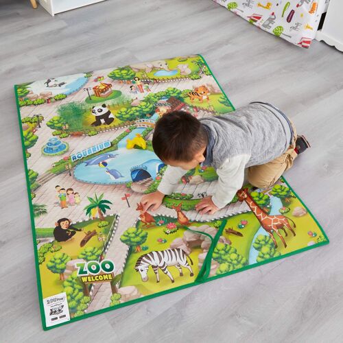 Children's Interactive Zoo Playmat