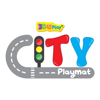Tapis de jeu urbain interactif pour enfants 4