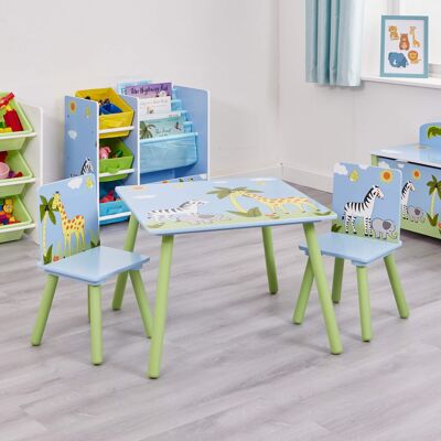 Safari Square Table and Chair Set