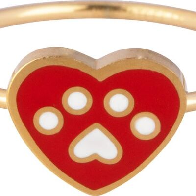 Animal Love Gold Steel Children's Ring