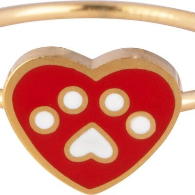 Animal Love Gold Steel Children's Ring