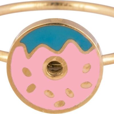 Donut Gold steel Children's ring
