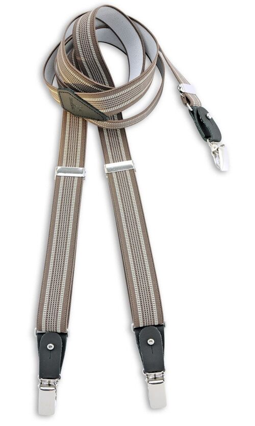 Sir Redman set of suspender buttons antique silver, Suspenders parts