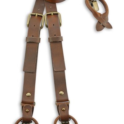 Sir Redman WORK suspenders brown leather