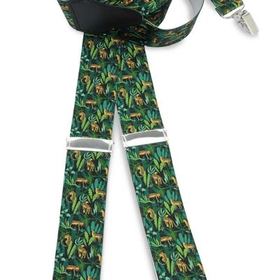 Sir Redman suspenders Jungle Leopard