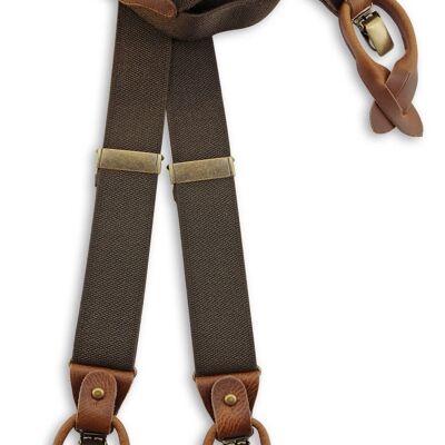 Sir Redman deluxe suspenders Essential brown