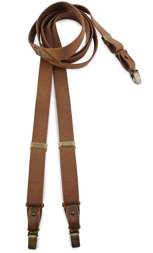 Sir Redman suspenders Chocolate Charm