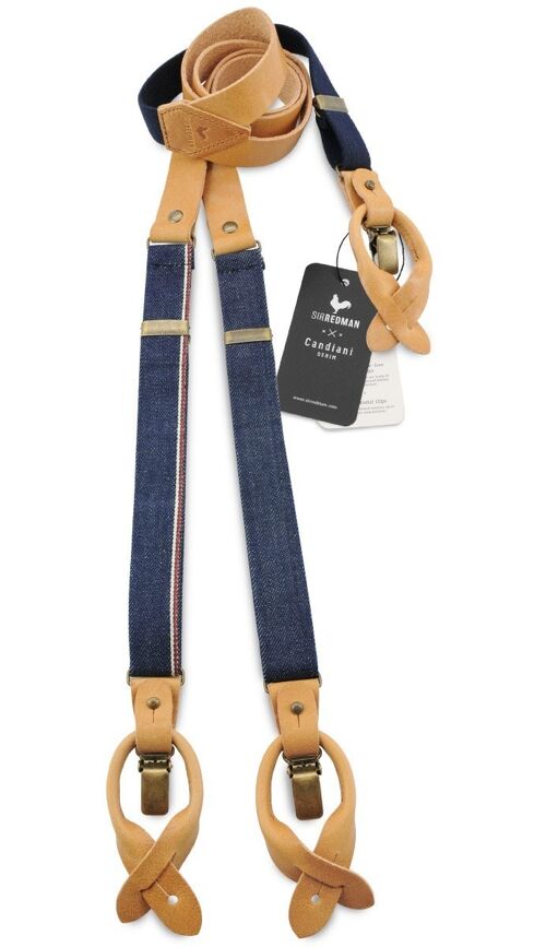 Sir Redman deluxe suspenders Blue Legacy