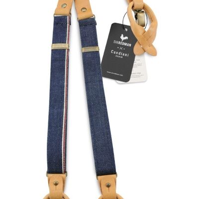 Sir Redman deluxe suspenders Blue Legacy