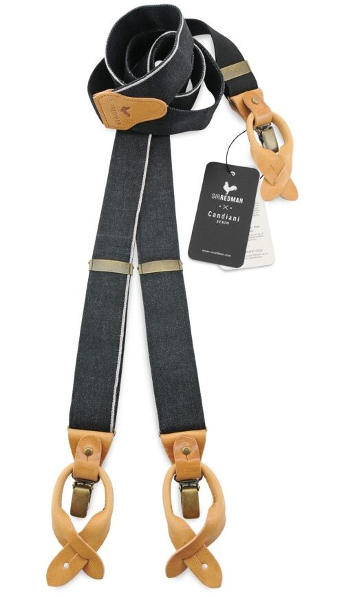 Sir Redman deluxe suspenders Natural Nick