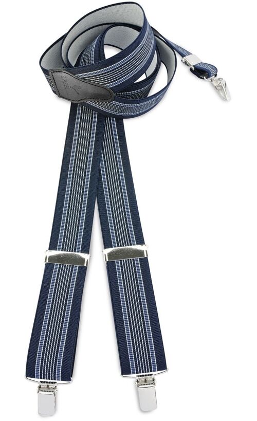 Sir Redman suspenders James Wyatt blue