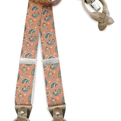 Sir Redman deluxe suspenders Paisley Perfect