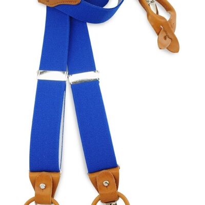 Sir Redman Deluxe suspenders Fundamental royal blue