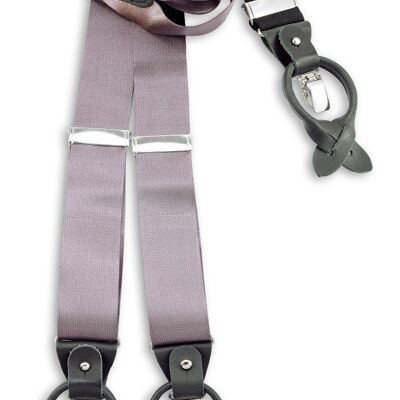 Sir Redman deluxe suspenders Satin mauve