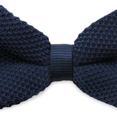 Sir Redman knitted kids bow tie dark blue