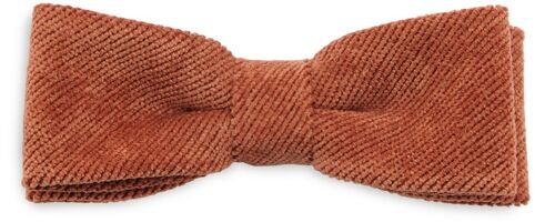 Sir Redman kids bow tie Corduroy terracotta