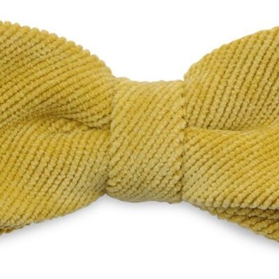 Sir Redman kids bow tie Corduroy mustard