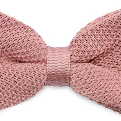 Sir Redman knitted kids bow tie soft pink