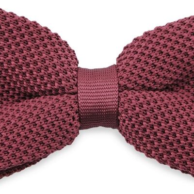 Sir Redman knitted bow tie mauve