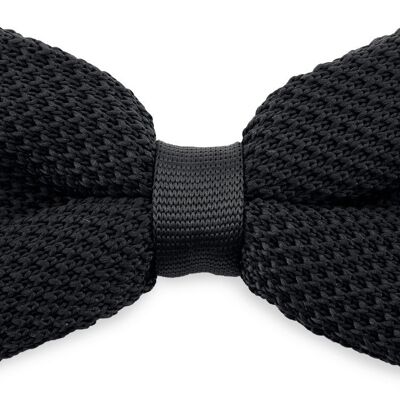 Sir Redman knitted bow tie black
