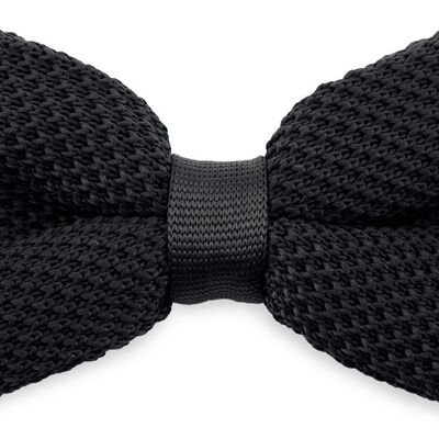 Noeud papillon en tricot Sir Redman noir