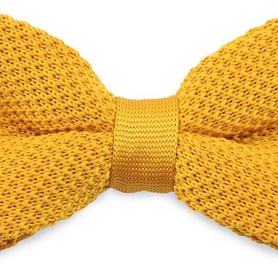 Noeud papillon tricot Sir Redman ocre