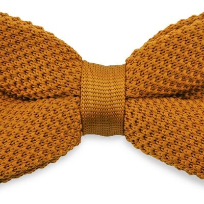 Sir Redman knitted bow tie cognac
