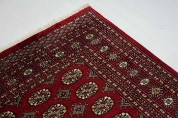 Tapis Pakistan Boukhara 240x158 noué main 160x240 rouge oriental, poils courts, orient 4