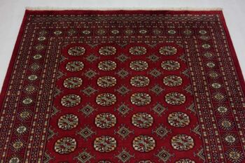 Tapis Pakistan Boukhara 240x158 noué main 160x240 rouge oriental, poils courts, orient 5