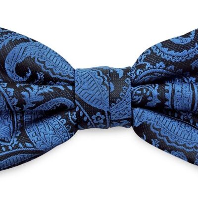 Sir Redman bow tie blue paisley