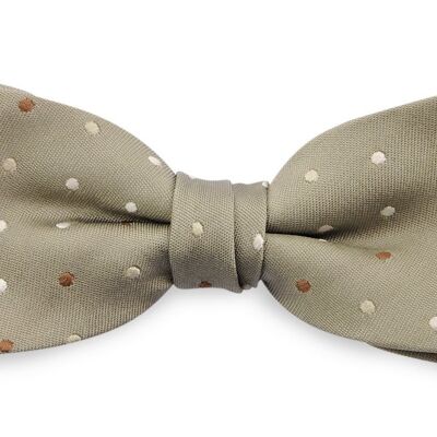 Sir Redman bow tie Primo Puntino - grey green