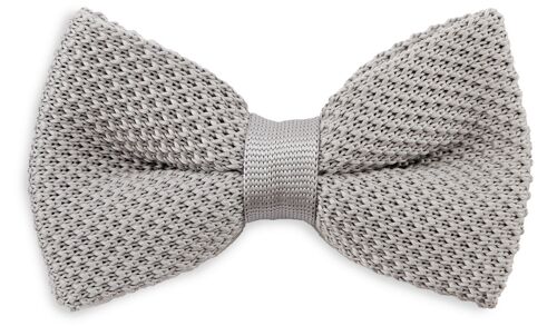 Sir Redman knitted bow tie grey