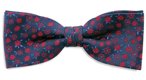 Sir Redman bow tie Little Flowers blue