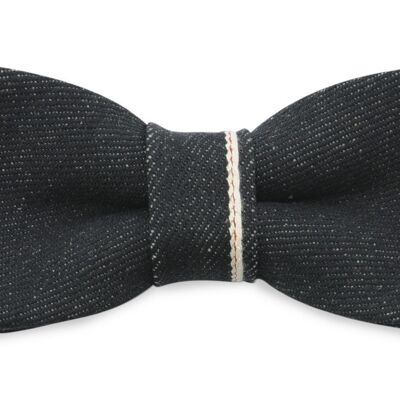 Sir Redman bow tie Black Selvedge Party