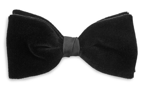 Sir Redman velvet bow tie black