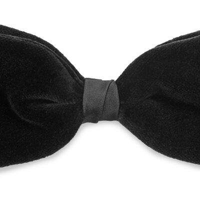 Sir Redman velvet bow tie black