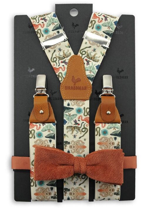Sir Redman suspenders combi pack Vintage Touch
