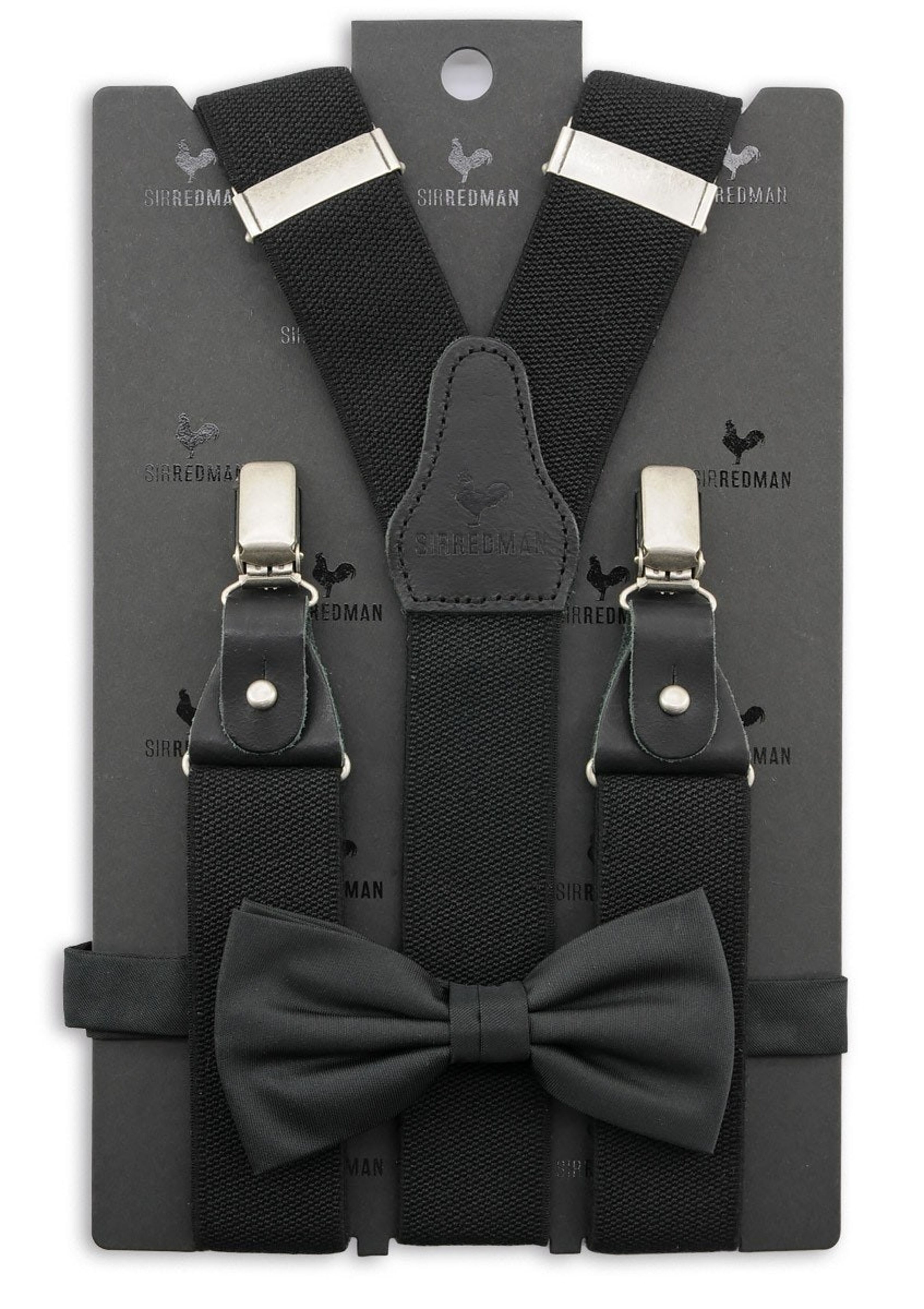 Sir Redman set of suspender buttons & screws silver S