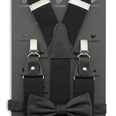 Sir Redman suspenders combi pack Essential Black