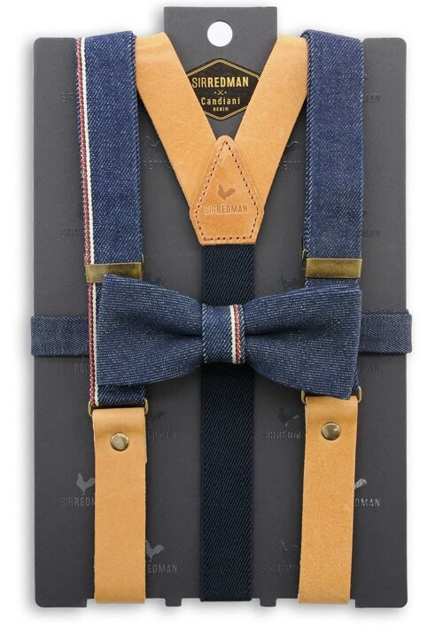 Sir Redman suspenders combi pack Blue Legacy Selvedge