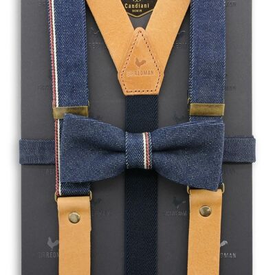 Sir Redman suspenders combi pack Blue Legacy Selvedge