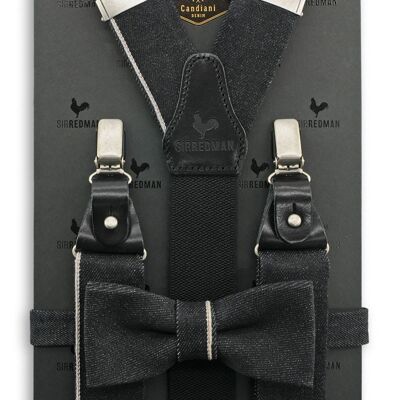 Sir Redman suspenders combi pack Black Jack Selvedge
