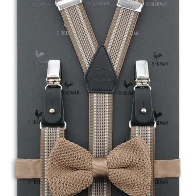 Sir Redman suspenders combi pack Richard Taupe