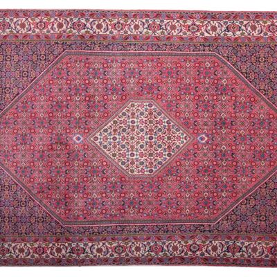 Persa Bidjar Zandjan 311x202 alfombra anudada a mano 200x310 rojo, oriental, pelo corto