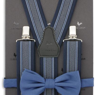 Sir Redman suspenders combi pack James Wyatt blue