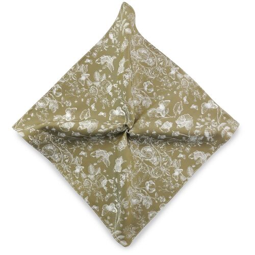 Sir Redman pocket square Sposo Elegante verde olivia