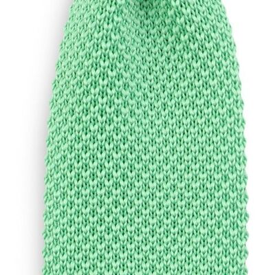 Sir Redman knitted tie mint green